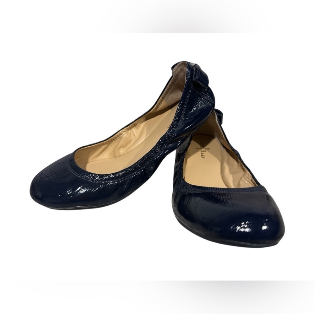 Cole Haan Manhattan Ballet Flats Navy Blue Size 5 B
